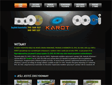 Tablet Screenshot of karot.pl